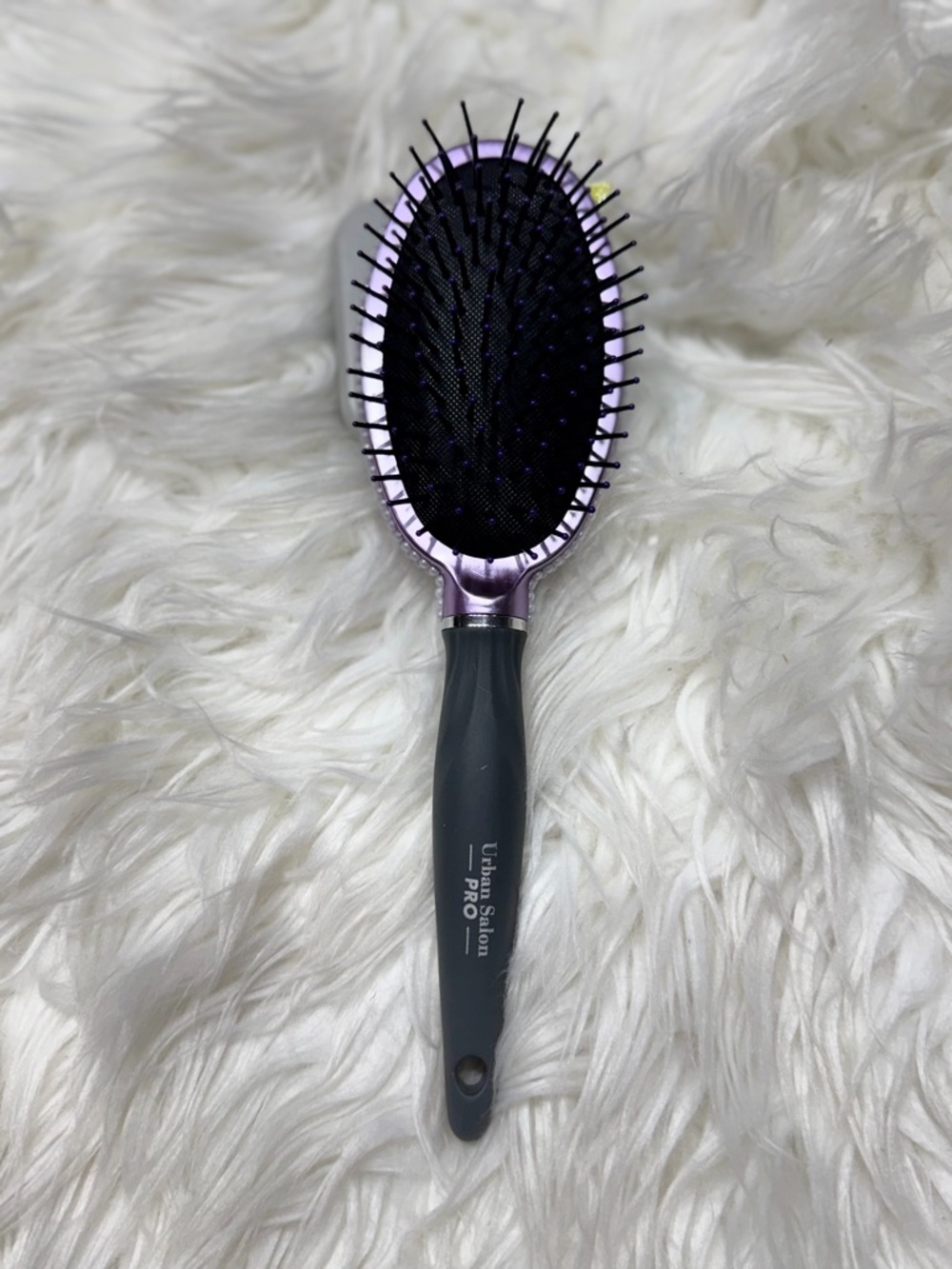 Barbie Pink and Purple Jeweled Decorative Hair Brush - Picture 5 of 5